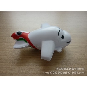 ของเล่นบีบคลายเครียดรูปเครื่องบินโฟม PU น่ารัก รูปทรงการ์ตูน ของขวัญส่งเสริมการขาย - Product Image 2