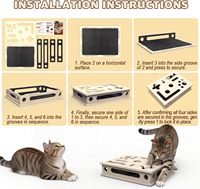 Caja de Rascador para Gatos de Madera Maciza Grande al por Mayor - Soporte para Logotipo Personalizado