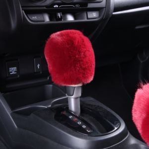 Housse de volant en fausse laine chaude d'hiver Diamètre 14.96 "X 14.96" pour HONDA OPEL Citroën Peugeot - Product Image 4