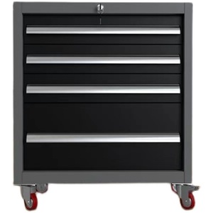 Armoire à outils à 13 tiroirs pas chère, chariot à outils en métal sur roulettes pour garage, avec outils - Product Image 5