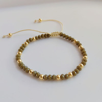 Bracelet de perles tissées à la main multicolore Vente en gros Bracelet de perles de verre à un brin Bracelets de bohème empilables pour femmes