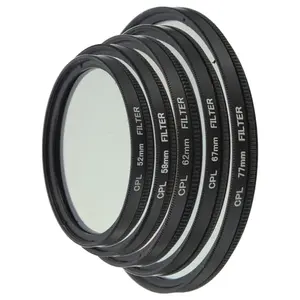 62 mm CPL Circular Polarizing PL Lens Filter for Canon Nikkor Sony Cameras