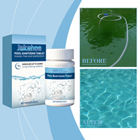Tablettes de nettoyage pour piscines à vente chaude, dissolution lente, décontamination, amélioration de la qualité de l'eau de la piscine, purificateur, dose de comprimé
