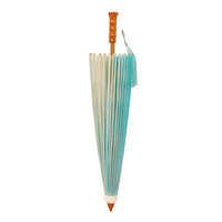 Parapluie en papier huilé écologique peint à la main, style artisanat chinois vintage, avec manche en bambou, idéal pour la décoration de mariage, les photos, les accessoires de danse, 84 cm
