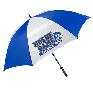 Guarda-chuva de golfe para uso ao ar livre, novo design, mini guarda-chuva multifuncional com proteção UV, material reto com ventilador de controle manual
