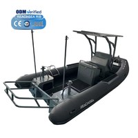 Bateau pneumatique RE600 600cm Achilles Hypalon à coque en aluminium avec console