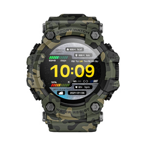 Montre connectée GT pour sports <span class=keywords><strong>de</strong></span> plein air, appels Bluetooth, boussole, lampe torche, contrôle <span class=keywords><strong>de</strong></span> la musique, écran tactile 1,3 pouces, étanche IP68, tracker d'activité - Product Image 5