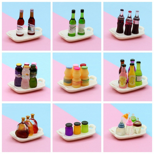 Bouteilles de confiture miniatures KI quyu, boîtes de <span class=keywords><strong>fruits</strong></span>, mini-bijoux de supermarché, aimants de réfrigérateur, <span class=keywords><strong>maison</strong></span> de poupée, sachets surprises faits <span class=keywords><strong>maison</strong></span> - Product Image 5