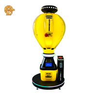 LTG Dernier modèle Lionet L-0045 Distributeur de cadeaux à ballons à monnayeur, en métal et acrylique, multi-tension, pour la vente de prix et de jeux