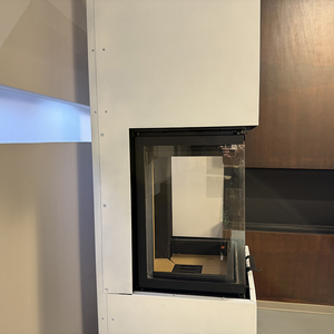 <span class=keywords><strong>Chimenea</strong></span> Moderna de Doble Cara Giratoria con Fuego Real, <span class=keywords><strong>Instalación</strong></span> de Calefacción a <span class=keywords><strong>Leña</strong></span> Integrada para Hoteles y Apartamentos - Product Image 5