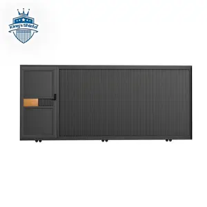 Images de portails coulissants en aluminium électriques simples, portails coulissants en aluminium pour allées de maisons - Product Image 1