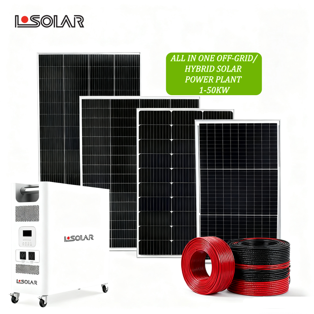 Low Price All-in-one Solar Generators Complete Photovoltaic off Grid Solar Energy System 3Kw 5Kw 10Kw for Home Lifepo4 Battery