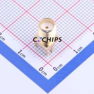 HJ-SMA006 RF Coaxial Connector Through hole Component (THT) Connector Board-to-Board Inner Hole 1 8mm - Product Image 1