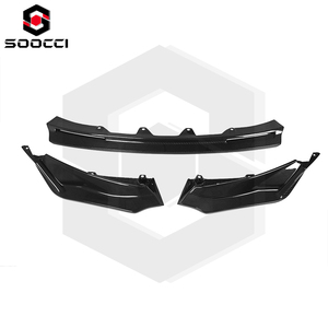Môi trước kiểu <span class=keywords><strong>V</strong></span> bằng sợi carbon khô dành cho BMW G80 M3 G82 G83 M4 Competition, bộ chia gió cản trước bằng sợi carbon - Product Image 3