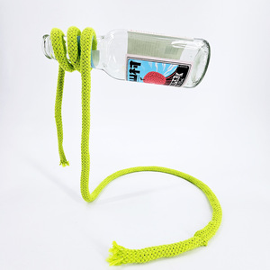 Rope wine bottle suspender, soft and hard rope, Kingmagic artistic rope ornament, magic wine rack, magic <b>prop</b>. - Product Image 2