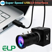 Cámara USB 3.0 ELP de 20MP 4K con Lente de Zoom Manual de 5-50mm 10X, 3840x2160 30fps, Cámara Web de Alta Velocidad para PC, Linux, Mac, Raspberry Pi