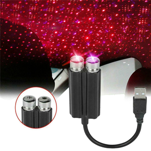 Lumenx โคมไฟ LX-FOL-C 5V USB Full SKT Star สำหรับรถยนต์ LED ไฟกลางคืนหัวคู่ไฟหลังคาไฟดาว - Product Image 1