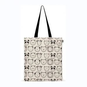Bolsa de Lona con Diseño Nuevo 2024, Personalizada con Impresión Digital Completa, Fabricada con Algodón Orgánico Reciclado, con Patrón de Letras - Product Image 2