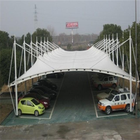 Tente gonflable portative de dôme de structure de membrane de dômes soutenus par air fait sur commande d'usine