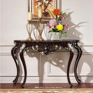 Châu Âu Sang Trọng Cổ Đồ Nội Thất Phòng Khách Bên Bảng Đặt Pháp Cổ Điển Khắc Gỗ Rắn Khung Giao Diện Điều Khiển Bảng Cho Trang Trí Nội Thất - Product Image 1