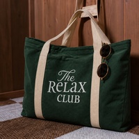Sac fourre-tout en toile grand format durable avec logo personnalisé, poignée en sangle renforcée, sac de courses publicitaire réutilisable