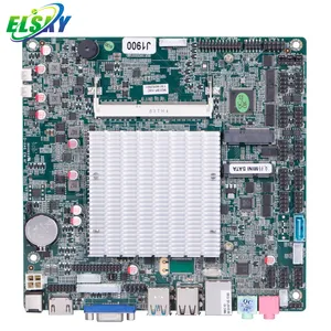 Горячая Распродажа, мини-плата ITX безвентиляторного встраиваемого четырехъядерного процессора Celeron J1900 2,0 ГГц с 8USB 10COM LVDS VGA 1HDMI дисплей для киоска POS