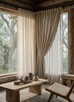 Collection complète de rideaux transparents sur mesure, styles multi-tissus, draperies pour fenêtres, toutes occasions, pour la décoration intérieure de la maison et des hôtels