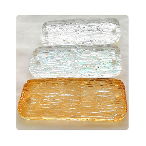 Mattoni di vetro multicolore appendere pezzi di decorazione divisorio modello personalizzato appeso in cristallo mattoni dimensioni blocco di vetro - Product Image 1