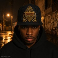 Casquette de baseball personnalisée avec broderie Old English, 6 panneaux, visière incurvée, style Dad Hat, streetwear urbain West Coast, vente en gros, faible MOQ