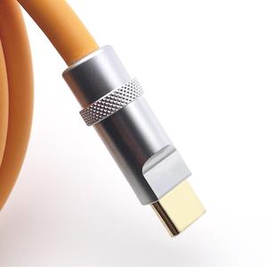 Thêm cuộc sống lâu dài Silicone cáp cao cấp dây nịt Lightening để TYPE-C PD tốc độ cao sạc cáp hỗ trợ Charing xe chơi - Product Image 2