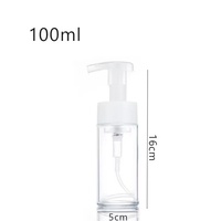 Bouteille en mousse de verre mousse noire de 100ml Bouteille distributeur de savon pour les mains en mousse de 150ml