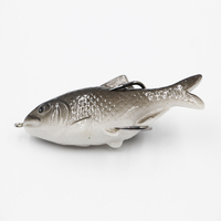 Selco – appât artificiel souple avec Double crochet, appât artificiel idéal pour la pêche à la grenouille, 85Mm, 19G
