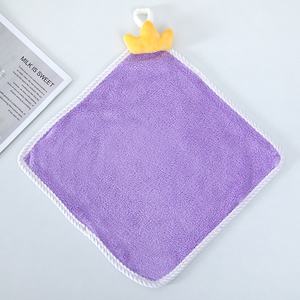 かわいい子供用吊り下げフルーツタオル吸収性コーラルフリースクマおもちゃハンドギフト洗えるテクニック箱入りABSハンドタオル - Product Image 6