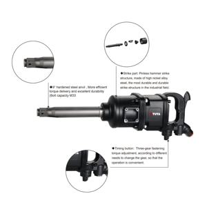 Taitian Factory 1 "Heavy Duty Max 2400NM Llave <span class=keywords><strong>de</strong></span> <span class=keywords><strong>impacto</strong></span> <span class=keywords><strong>de</strong></span> aire neumática profesional para pistola <span class=keywords><strong>de</strong></span> <span class=keywords><strong>impacto</strong></span> <span class=keywords><strong>de</strong></span> mantenimiento <span class=keywords><strong>de</strong></span> automóviles - Product Image 2