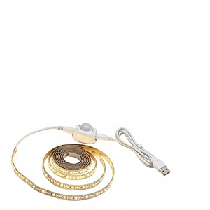 <span class=keywords><strong>Tira</strong></span> de Luces <span class=keywords><strong>LED</strong></span> PCB con <span class=keywords><strong>Sensor</strong></span> de Movimiento, 5V USB, Flexible, 60 <span class=keywords><strong>LED</strong></span>/m, para Armarios, Escaleras, Dormitorio, Decoración, Temporizador Automático - Product Image 3