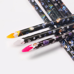 Lot de 12 stylos à points pour nail art, outils de prélèvement de strass en cire, de cristaux et de pierres précieuses, et de peinture - Product Image 5
