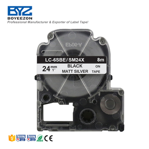 SM24X/LC-6SBE Băng Dán Nhãn Tương Thích Màu Đen Trên Bạc Mờ Cho LW-600P <span class=keywords><strong>EPSON</strong></span>/700/Z700/Z900/1000P - Product Image 2
