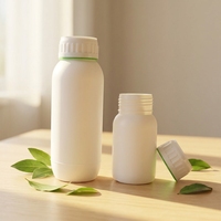 Bouteille en plastique HDPE de 2 L pour le stockage de détergent liquide, conteneur d'emballage vide pour produits chimiques domestiques et industriels