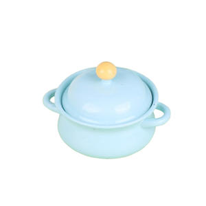 Maison de poupée miniature, simulation de pot à soupe, miniature Bjd, scène après le repas, modèle de pot en <span class=keywords><strong>argile</strong></span>, ornement en gros - Product Image 5