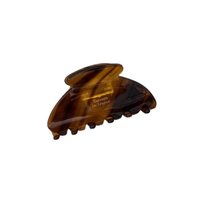 Pince à cheveux demi-requin élégante en acétate faite à la main, de haute qualité, légère, écologique, pour femmes, idéale pour les fêtes, avec motif et logo personnalisés