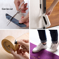 Fixateur de tapis amovible sans résidu, bande antidérapante pour tapis, autocollants réutilisables et lavables pour tapis, anti-bouclage