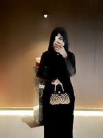 Tas Selempang Mutiara Model Terbaru 2026, Dompet Pesta dengan Pegangan Rantai, Tas Bahu Rantai, Tas Tangan Vintage Berongga dengan Hiasan Berlian Imitasi