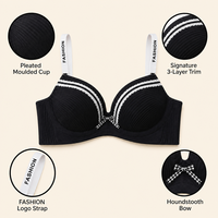 Soutien-gorge sans couture confortable en dentelle, sans armatures, push-up, bonnet 3/4 profond, minimiseur, pour femme, usage quotidien, vente en gros