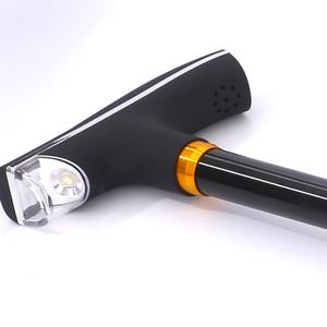 Canne pliante Cleye, bâton de marche épaissi à quatre pieds avec lumière, télescopique, pour personnes âgées, modèle noir 8007 1 - Product Image 3