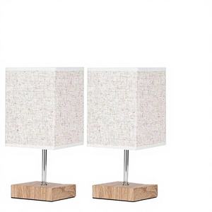 โคมไฟตั้งโต๊ะผ้าลินินโลหะสไตล์โมเดิร์นเรียบง่าย ดีไซน์ยุโรป อังกฤษ ออสเตรเลีย เหมาะสำหรับห้องนั่งเล่น ห้องทำงาน ห้องนอน - Product Image 3