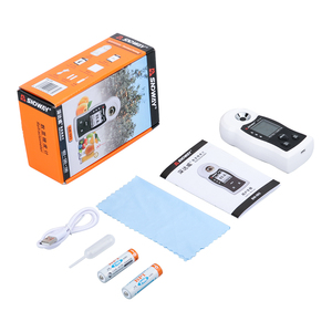 Máy Đo Độ Dày Đường 0 ~ 55% Brix Kỹ Thuật Số Khúc Xạ Kế LCD Máy Đo Đường Cho Rượu Vang Trái Cây Bia Rượu Nồng Độ Đường - Product Image 6