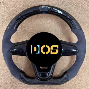 Volant en fibre de carbone LED entièrement <span class=keywords><strong>neuf</strong></span> DOS, compatible avec les modèles anciens et nouveaux Volkswagen Mk6 Mk7 Mk8 Gti Gtr <span class=keywords><strong>Golf</strong></span> <span class=keywords><strong>GTE</strong></span> CC - Product Image 1