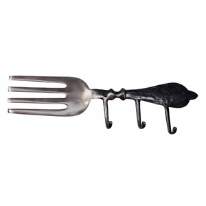 American Kitchenware <b>Wall</b> <b>Hooks</b> Latest Design Fork Shape New Wholesale <b>Wall</b> <b>Hook</b> for Kitchen Uses Easy Mounted Coat Holder - Product Image 1