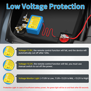 Rohs CE 240A <b>12v</b> Remote Control Battery Disconnect <b>Switch</b> Anti-Theft Battery Cut Off <b>Switch</b> Manufacturer For Automotive Car - Product Image 2