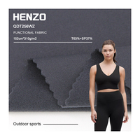 Leggings de yoga respirants à haute élasticité, tissu extensible double face, nylon, élasthanne, tissu sportif pour filles, lingerie